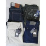 Four pairs of mens jeans, size 30R; thre