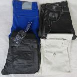 Four pairs of mens jeans, size 32R; all