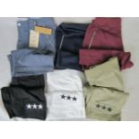 Six pairs of mens shorts, size L; five p