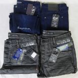 Four pairs of mens jeans, size 36S; all