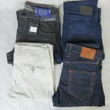 Four pairs of mens jeans, size 32R; two