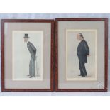 Two original Vanity Fair 'Spy' prints being 'Chaplain to the Commons' 1891 and 'Promotion by
