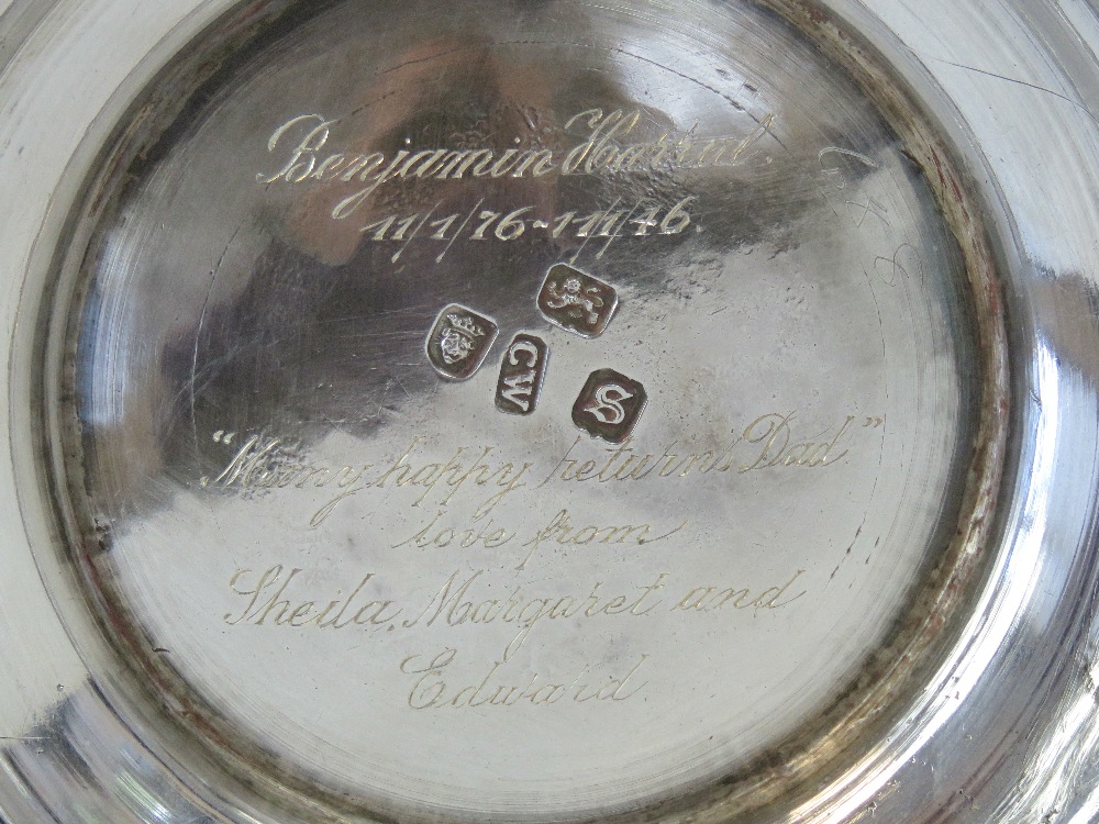 A superb George III HM silver lidded tankard dating to 1773 by Charles Wright. - Image 2 of 4