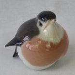 A Royal Copenhagen figurine of a Robin '2266'; 6cm high;