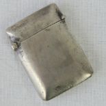 A HM silver vesta case hallmarked Chester 1902.