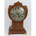 A Victorian 8 day table clock,