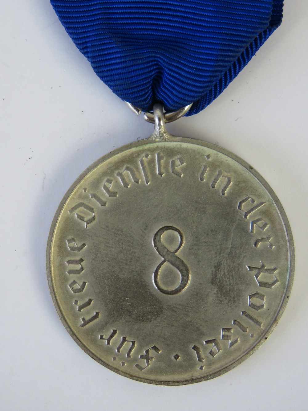 A WWII German Police 8year medal. - Image 2 of 2