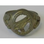 A WWII German Paratrooper ring.