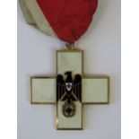 A WWII German Grand cross with ribbon.