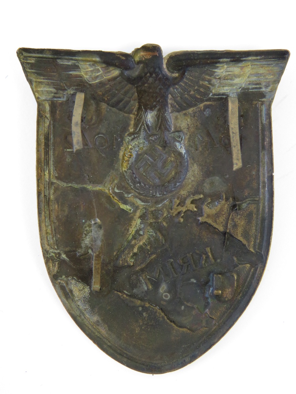 A WWII German "1941-1942" Krim shield. - Image 2 of 2