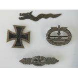 A WWII Kreigsmarine Offices badge/medal