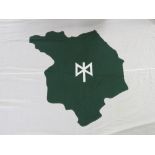 A large modern Nigerian flag; approximat