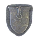 A WWII German "1941-1942" Krim shield.