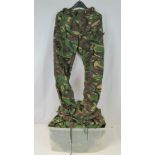 Ten British military issue DPM trousers,