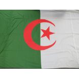 A large Algerian flag; approximately 360