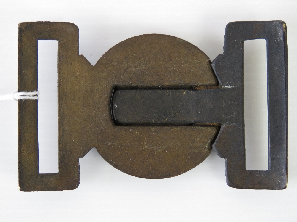 A Victorian brass regimental clasp belt - Image 2 of 2