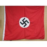 A WWII Nazi flag (Reproduction).
