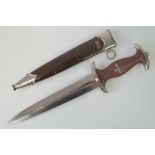 A WWII style German SA dagger, RZM maker