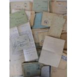 A collection of German WWII hand written