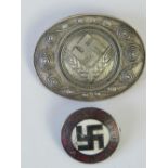 A Nazi Political Party badge stamped RZM