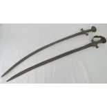Two eastern late 19th century swords of