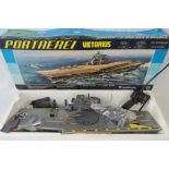 A remote controlled plastic model of aircraft carrier "Victorious" by Monteleone with original box