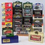 Over 25 die-cast models of vintage racing cars and commercial vehicles by Vitesse, Lledo,