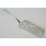 A good Irish HM silver fish slice. Bearing hallmarks for Dublin 1819 and weighing 4.9ozt.