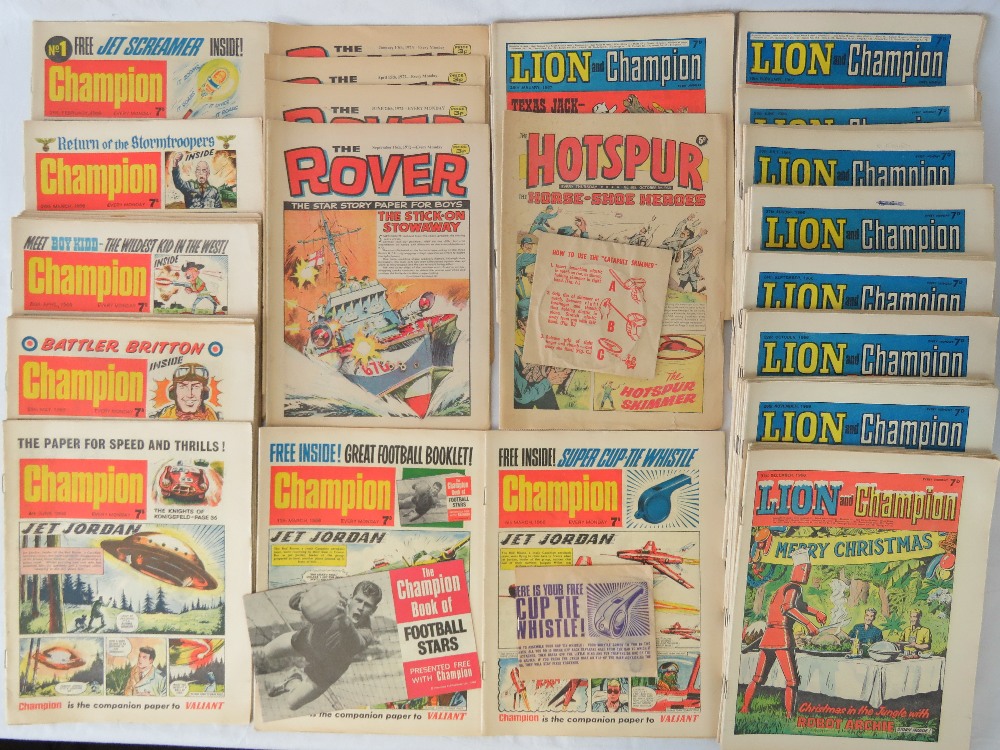52 retro issues of "Champion and Lion" and "Champion",