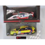 Two limited edition die-cast NHRA Winston Drag Racing Collectable Dragster model racing cars: A Pat