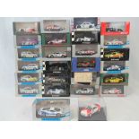 Over 20 die-cast models of racing cars Over 40 die-cast model racing cars all with original