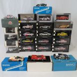 Over 20 die-cast models of racing cars Over 40 die-cast model racing cars all with original