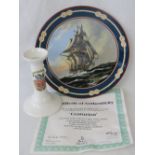 A 1988 Royal Doulton collectors plate No1170A 'Centurion' with paperwork,