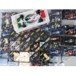 Over 30 model Gran Prix racing car, all with presentation cases,