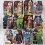 Twelve Star Wars action figures by Hasbro from the 1990s including Governor Tarkin (sic);