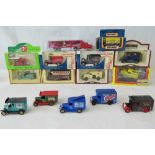 15 die-cast toy model cars,