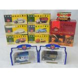 A collection of ten die-cast metal model vehicles including a limited edition Dinky Models of