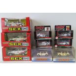 A collection of seven Matchbox and Matchbox Dinky reissue die-cast model cars including a model of