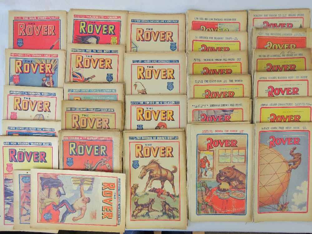 Approximately 100 pre-WWII, issues of "The Rover", spanning 1938-1940; a/f.
