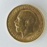 A 22ct gold half sovereign, 1914, 4g.