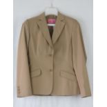 Charles Tyrwhitt Woman; a ladies 96% cotton two piece suit comprising jacket and skirt,