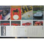 An original Ferrari Press Pack having specifications of the 550 Marinello, 360 Mordina, 456MGT etc.