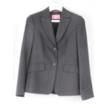 Charles Tyrwhitt Woman; a ladies 95% wool three piece suit comprising jacket and skirt - size 10,