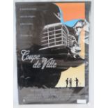 An original film poster from 'Coupe De Ville' dated 1990, 102 x 71cm.