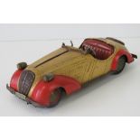 BMW 315 - A good pre-war tinplate clockwork toy by Distler (Germany) c1935;