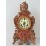 An impressive 19th century Ansonia Clock Company mantle clock,