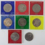 A quantity of boxed Gibralta crowns 1967-71,