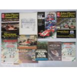 A quantity of racing meet and event programmes including the Graham Hill International Trophy ant