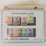 Stamps; Indonesia in club books, Cat £490.