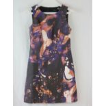 Karen Millen; sleeveless dress, size 8 (approx sizes - waist 72cm, length 83cm).